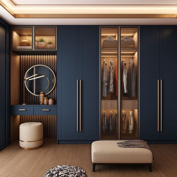 Designer Wardrobe in Hyderabad by SriTeja Interiors